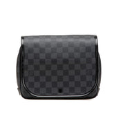 ルイ ヴィトン ダミエ グラフィット トゥルース サスペンダブル ポーチ セカンドバッグ N41419 ブラック PVC レザー メンズ LOUIS VUITTON 【中古】